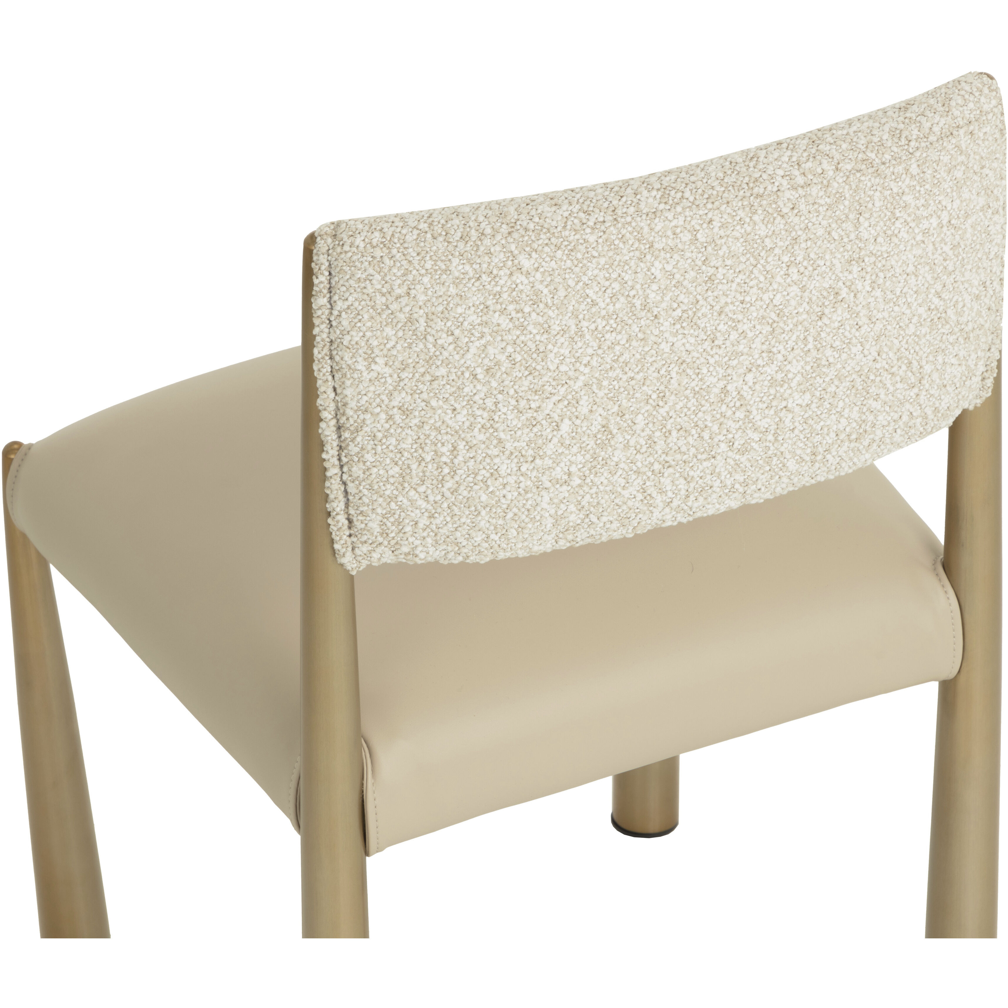 Bayard Antique Brass / Napa Beige / Santa Cruz Oatmeal Dining Chair